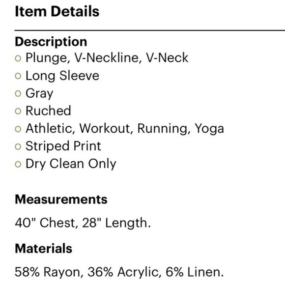 Coldwater Creek size 10-12 grey striped pullover - Picture 4 of 5